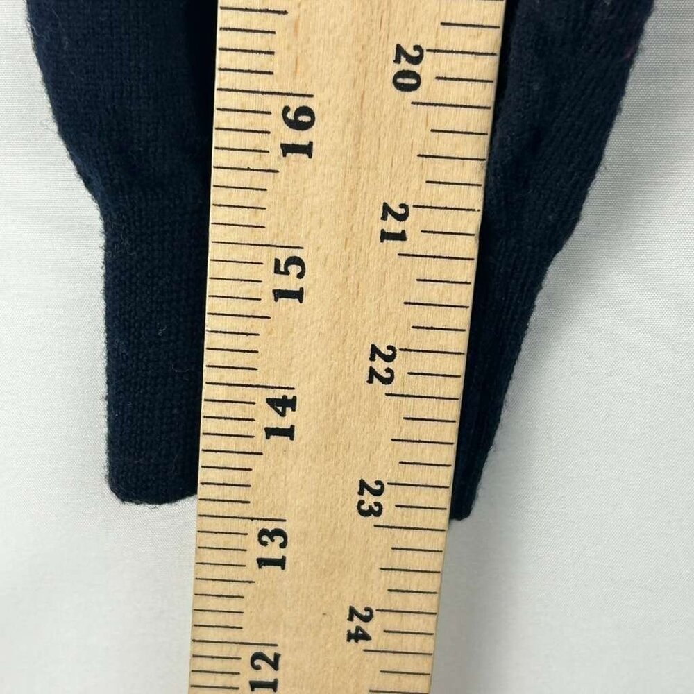 Gran Sasso Men's Small Polo Sweater 100% Virgin Wool Blue Collared Buttons - Picture 5 of 16